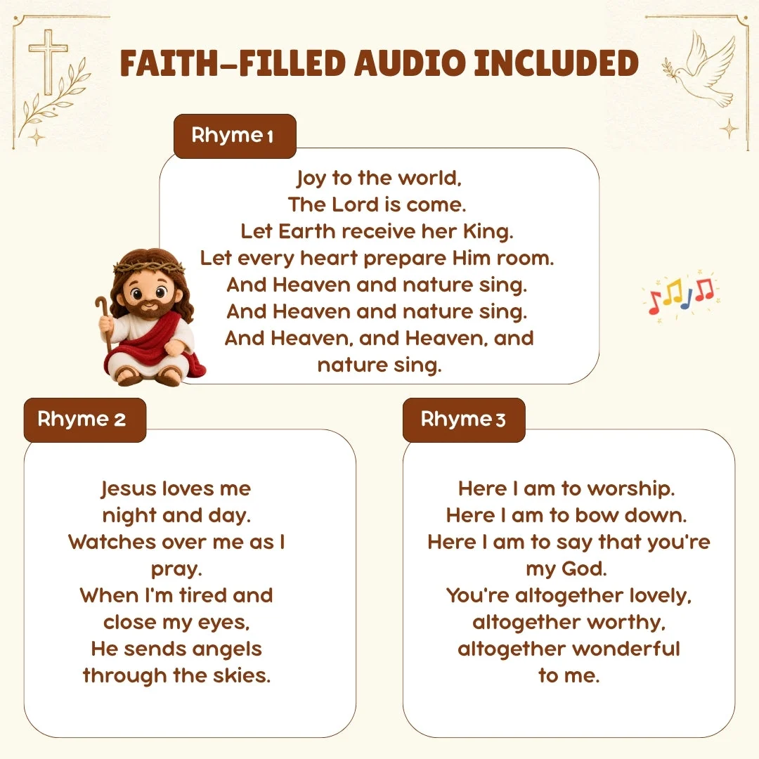 The three worship songs included in the sound module